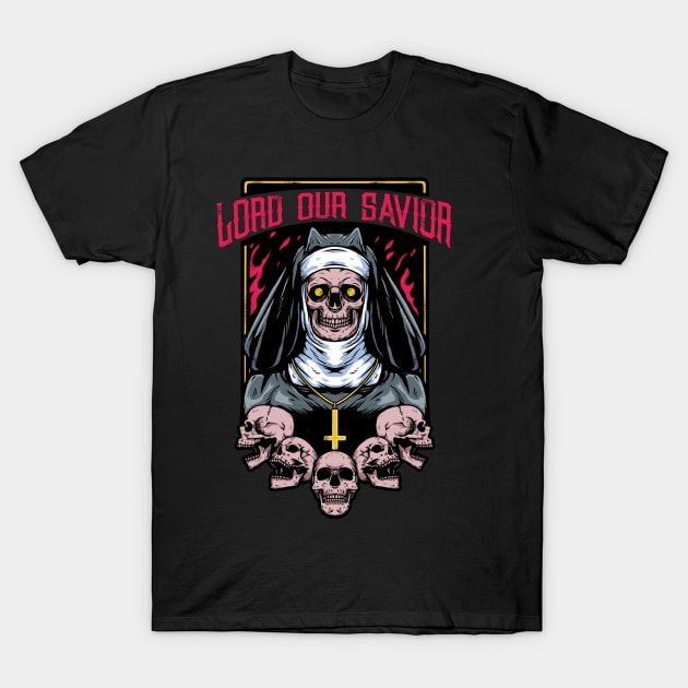 Death Nun T-Shirt by Antaraanteres